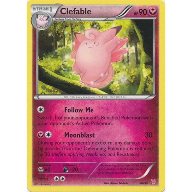 Clefable (28/30) [XY: Trainer Kit 1 - Wigglytuff]