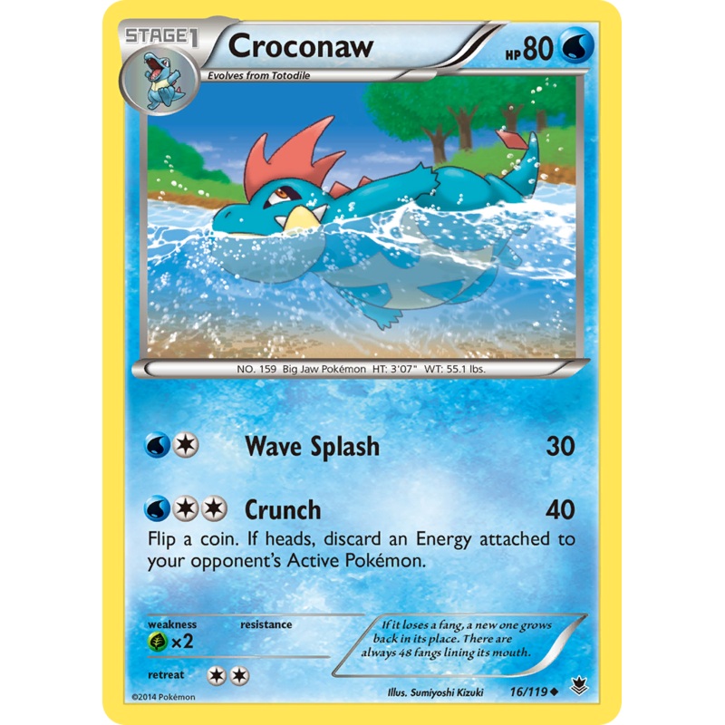 Croconaw (16/119) [XY: Phantom Forces]