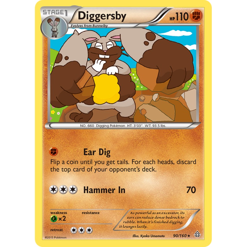 Diggersby (90/160) [XY: Primal Clash]
