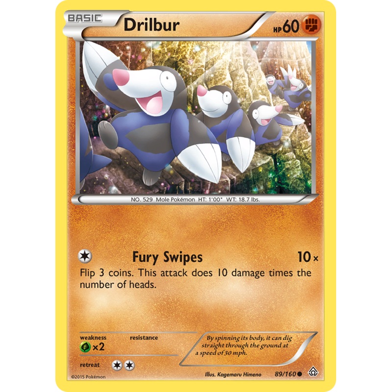 Drilbur (89/160) [XY: Primal Clash]