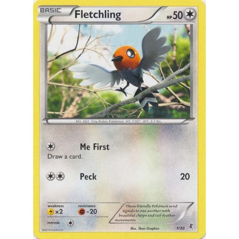 Fletchling (1/30) [XY: Trainer Kit 1 - Bisharp]