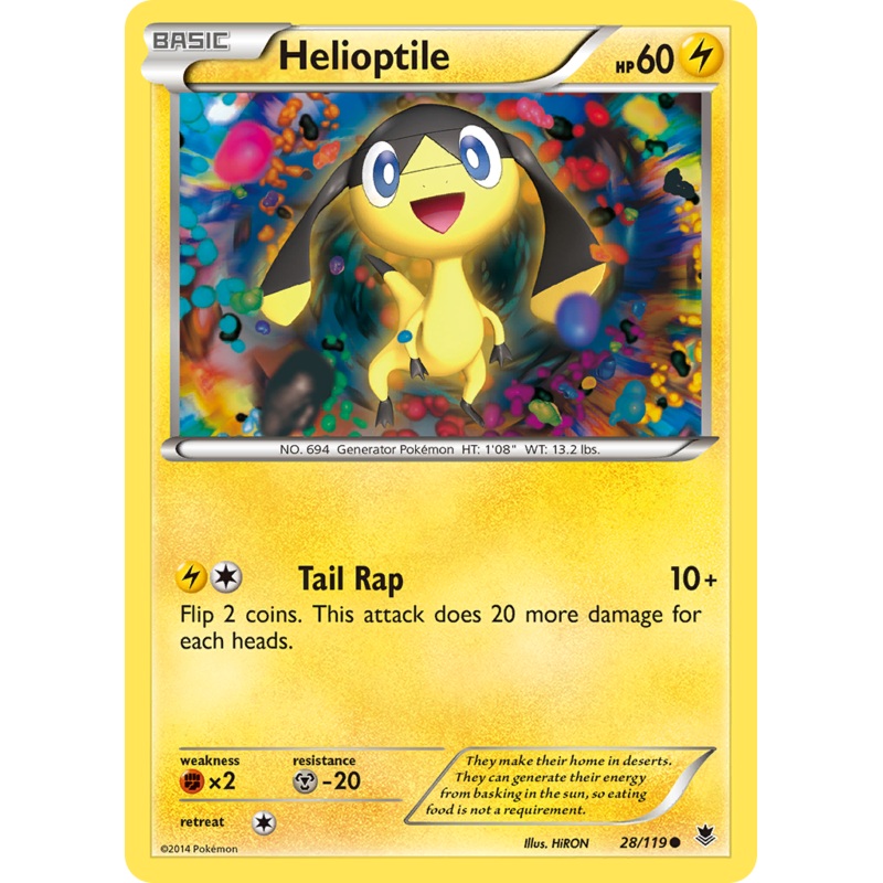 Helioptile (28/119) [XY: Phantom Forces]