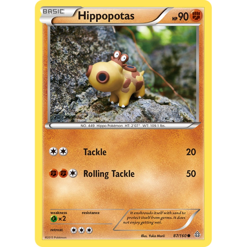 Hippopotas (87/160) [XY: Primal Clash]