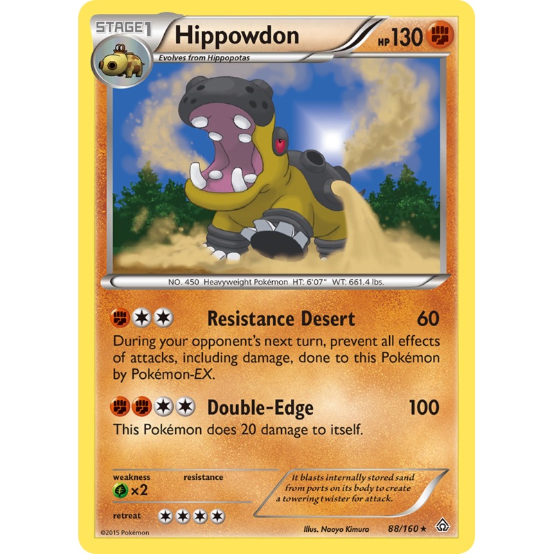 Hippowdon (88/160) [XY: Primal Clash]
