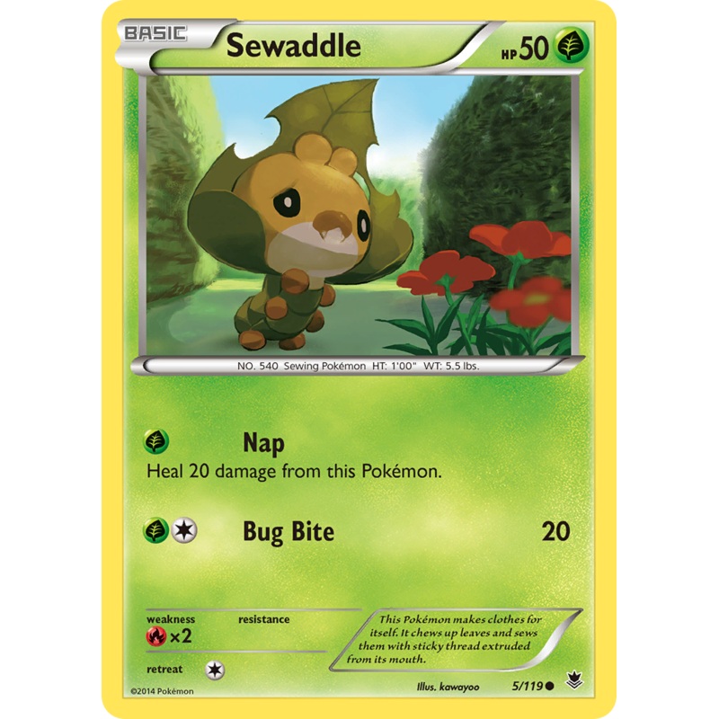 Sewaddle (5/119) [XY: Phantom Forces]