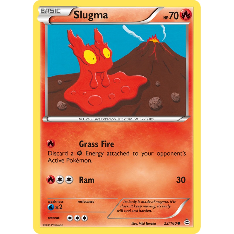 Slugma (22/160) [XY: Primal Clash]