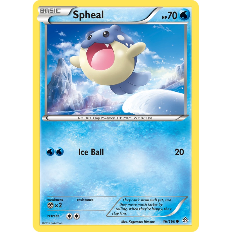 Spheal (46/160) [XY: Primal Clash]