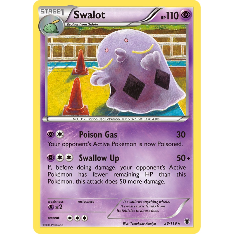 Swalot (38/119) [XY: Phantom Forces]