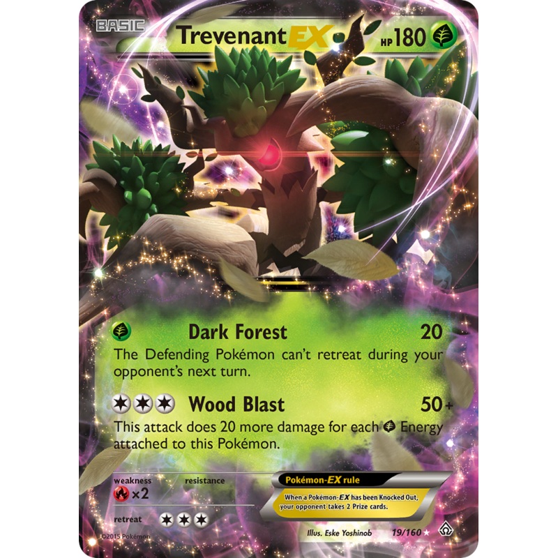 Trevenant EX (19/160) [XY: Primal Clash]