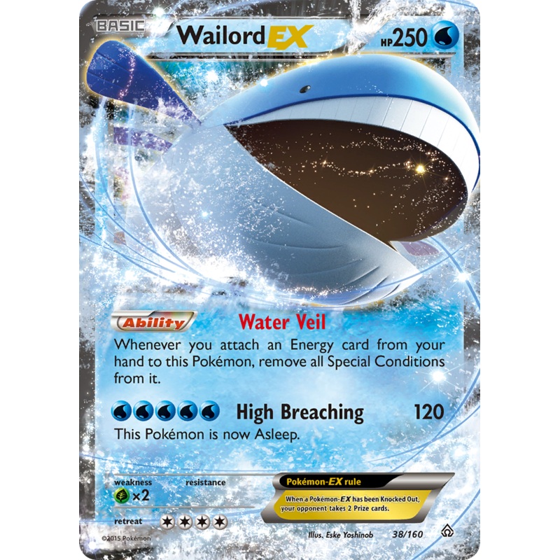 Wailord EX (38/160) [XY: Primal Clash]