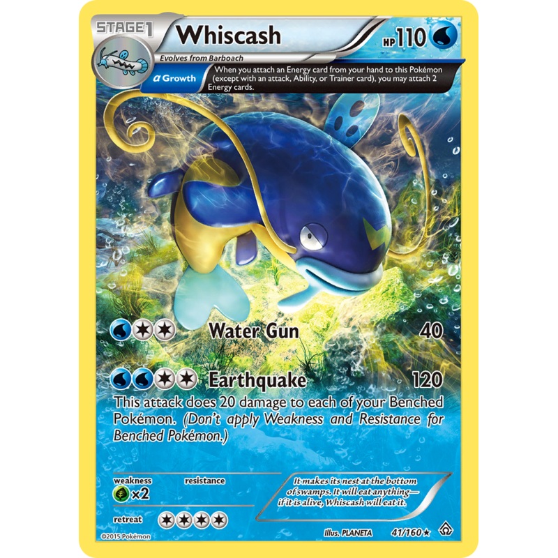 Whiscash (41/160) [XY: Primal Clash]