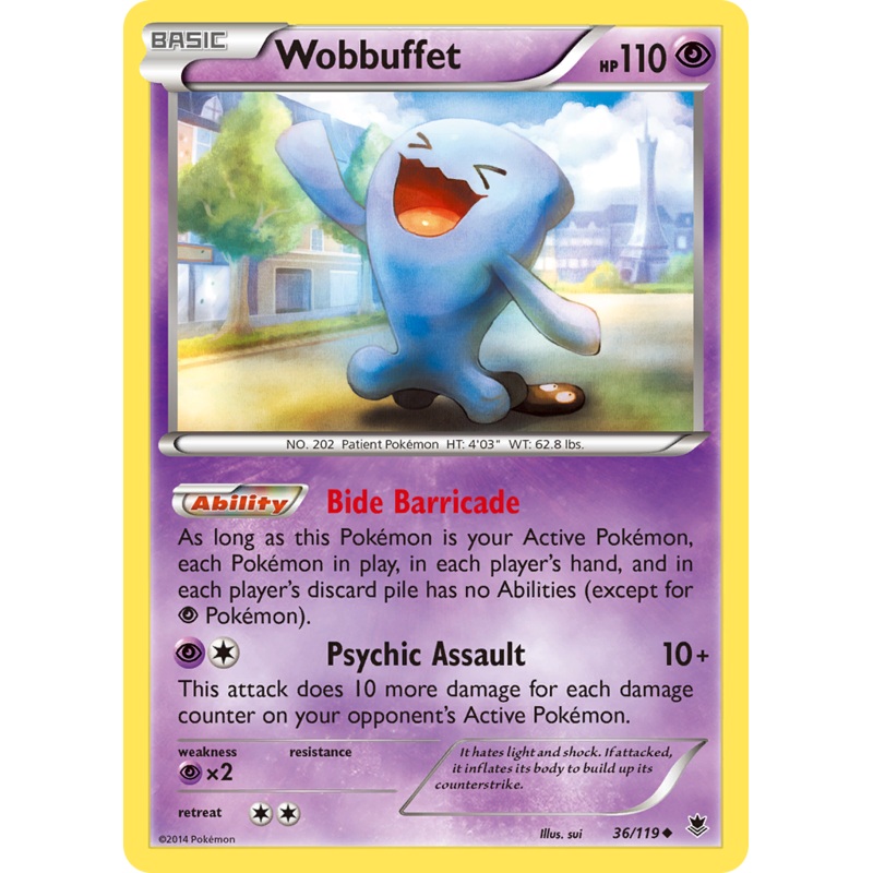 Wobbuffet (36/119) [XY: Phantom Forces]