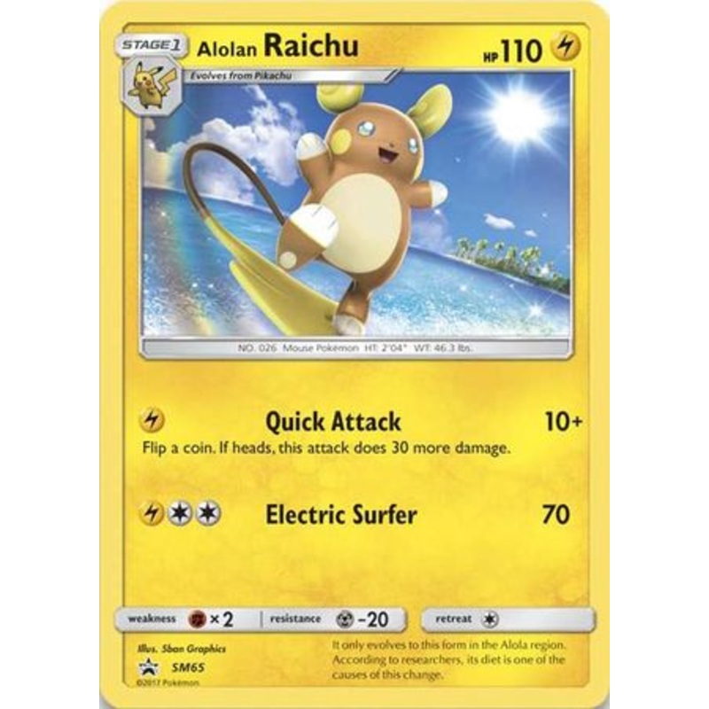 Alolan Raichu (SM65) (Jumbo Card) [Sun & Moon: Black Star Promos]