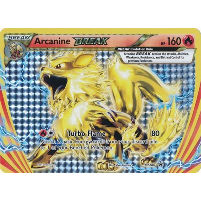 Arcanine BREAK (XY180) (Jumbo Card) [XY: Black Star Promos]