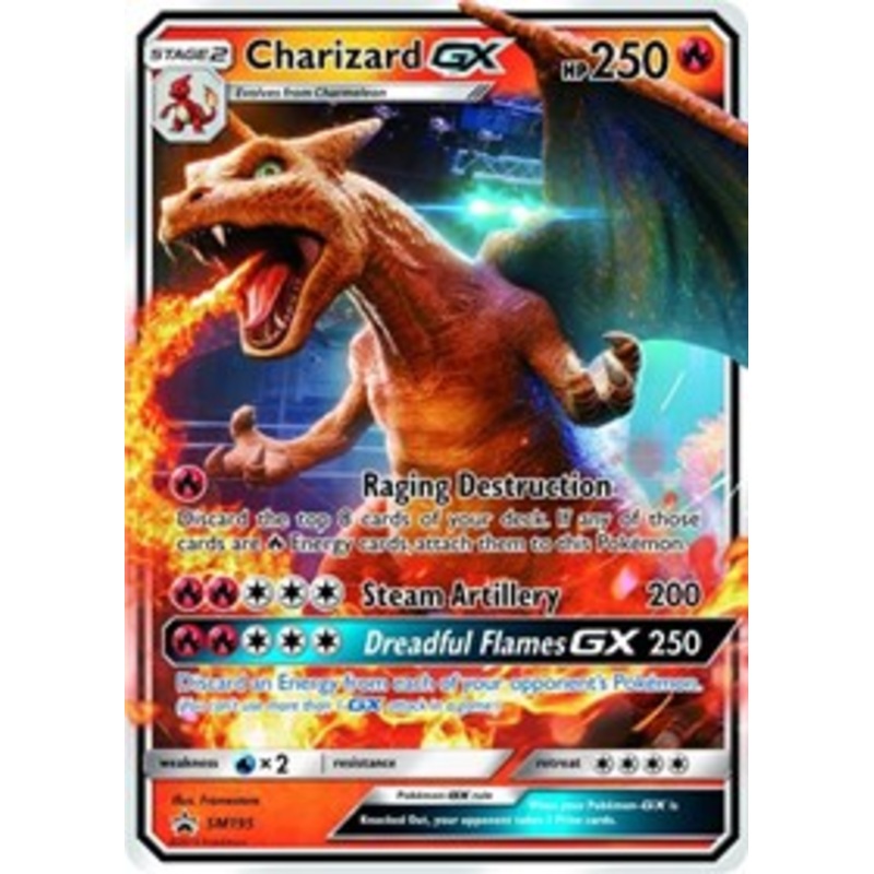 Charizard GX (SM195) (Jumbo Card) [Sun & Moon: Black Star Promos]