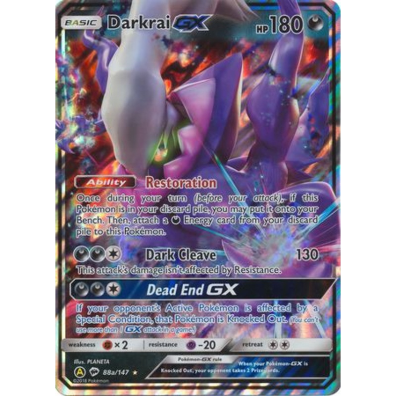 Darkrai GX (88a/147) (Alternate card) (Jumbo Card) [Sun & Moon: Burning Shadows]