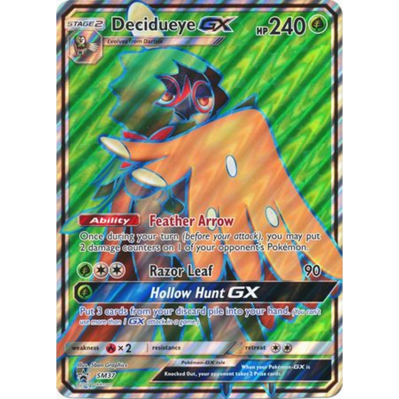 Decidueye GX (SM37) (Jumbo Card) [Sun & Moon: Black Star Promos]