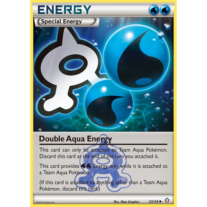 Double Aqua Energy (33/34) [XY: Double Crisis]
