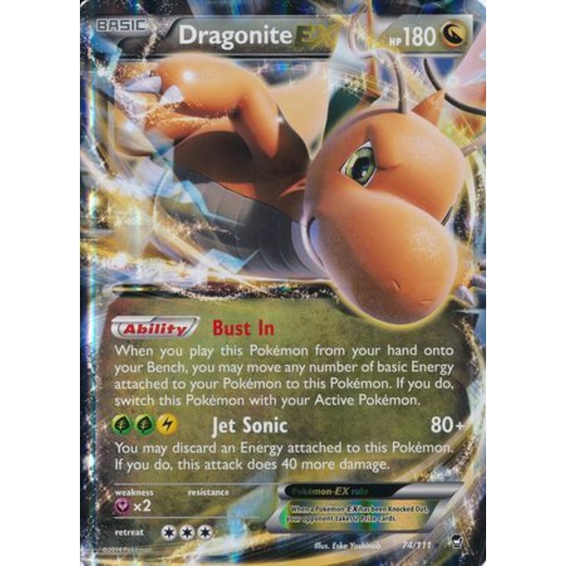 Dragonite EX (74/111) (Jumbo Card) [XY: Furious Fists]