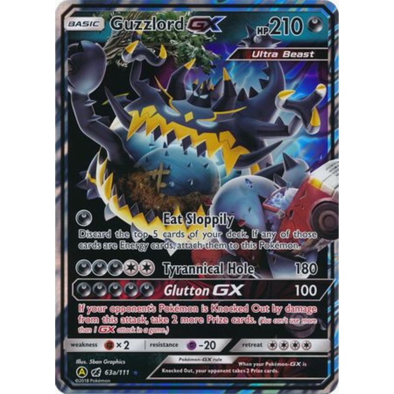 Guzzlord GX (63a/111) (Jumbo Card) [Sun & Moon: Crimson Invasion]
