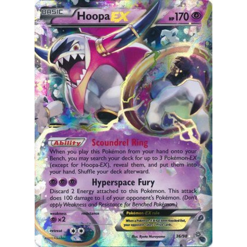 Hoopa EX (36/98) (Jumbo Card) [XY: Ancient Origins]