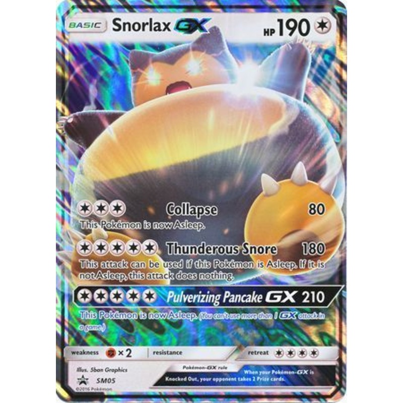 Snorlax GX (SM05) (Jumbo Card) [Sun & Moon: Black Star Promos]