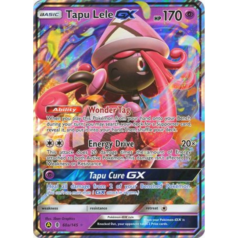 Tapu Lele GX (60a/145) (Alternate card) (Jumbo Card) [Sun & Moon: Guardians Rising]