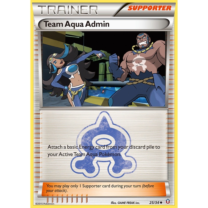 Team Aqua Admin (25/34) [XY: Double Crisis]