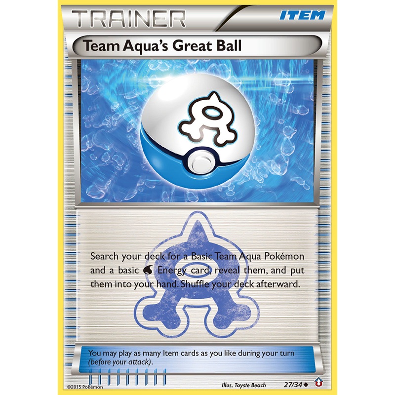 Team Aqua's Great Ball (27/34) [XY: Double Crisis]