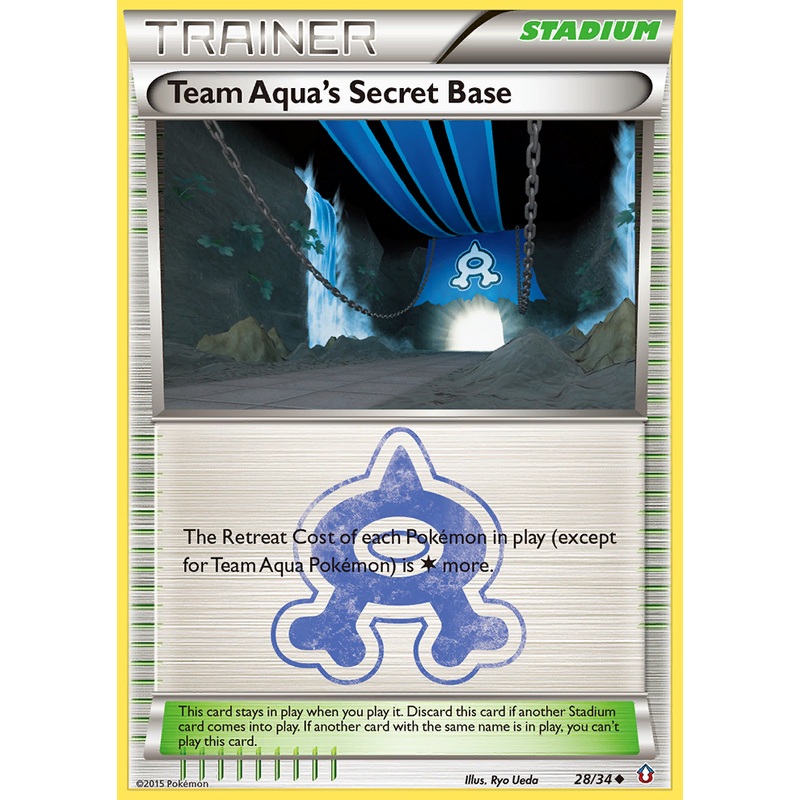 Team Aqua's Secret Base (28/34) [XY: Double Crisis]
