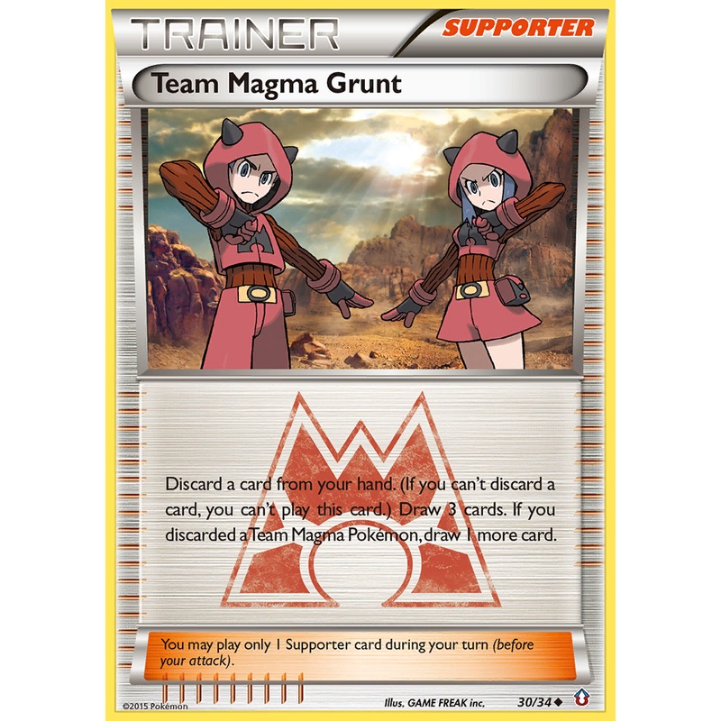 Team Magma Grunt (30/34) [XY: Double Crisis]