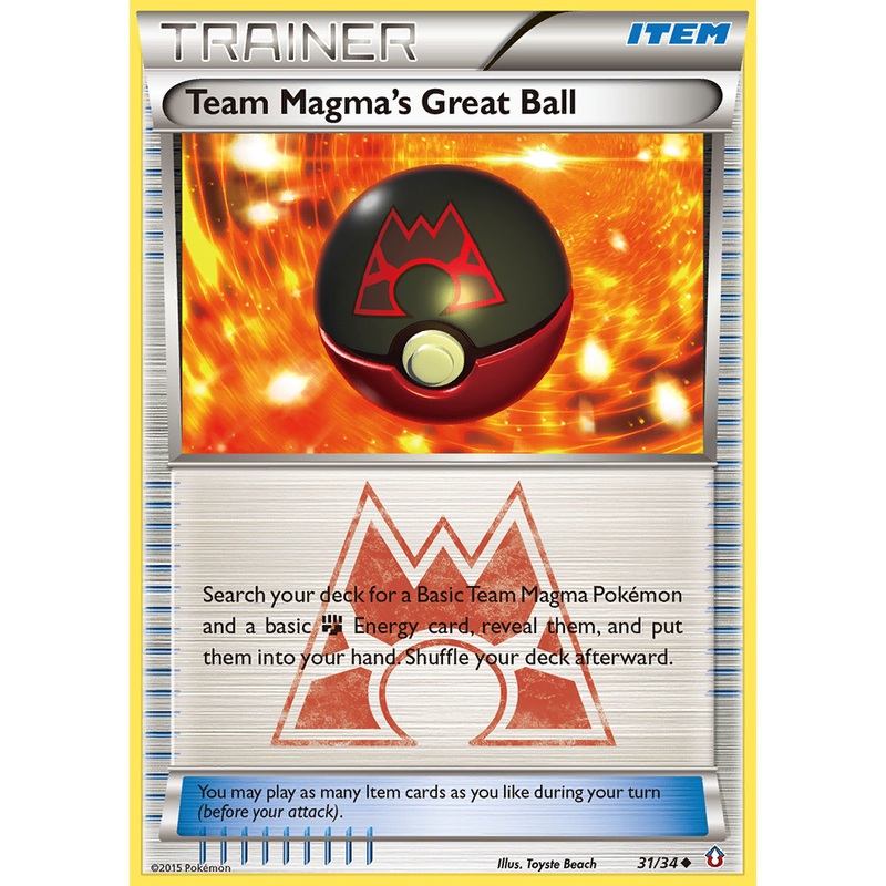 Team Magma's Great Ball (31/34) [XY: Double Crisis]