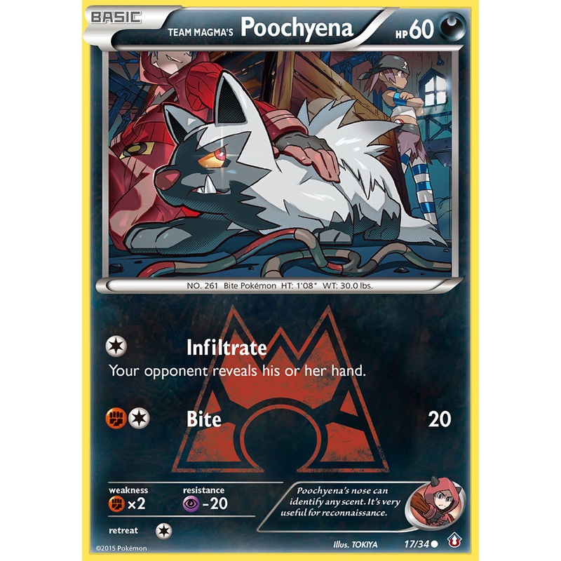 Team Magma's Poochyena (17/34) [XY: Double Crisis]