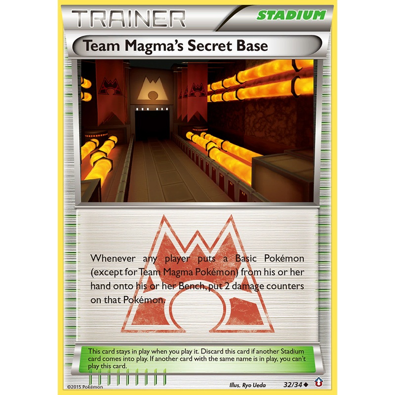 Team Magma's Secret Base (32/34) [XY: Double Crisis]