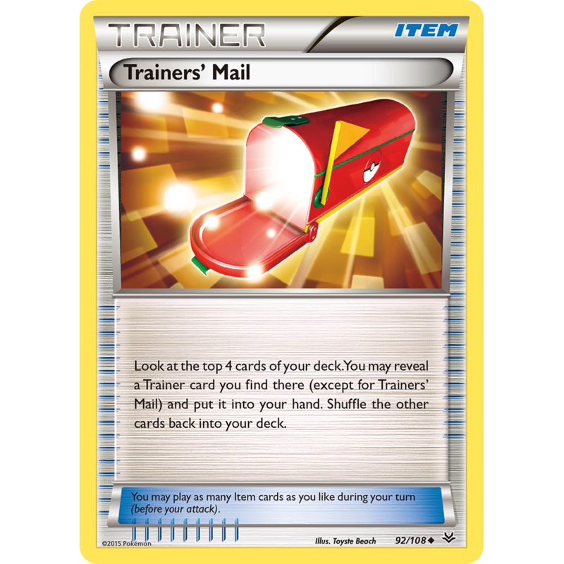 Trainers' Mail (92/108) [XY: Roaring Skies]