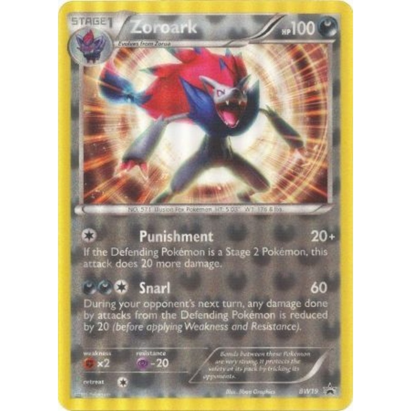 Zoroark (BW19) (Jumbo Card) [Black & White: Black Star Promos]