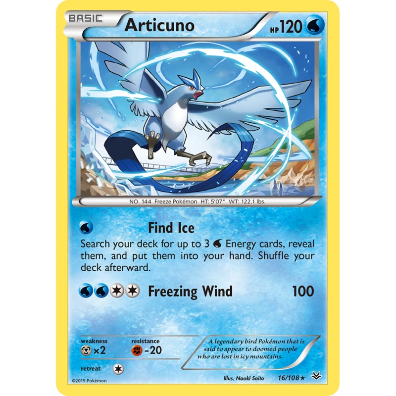 Articuno (16/108) [XY: Roaring Skies]