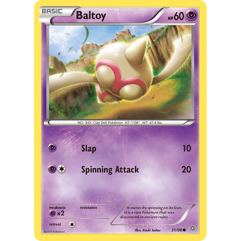 Baltoy (31/98) [XY: Ancient Origins]