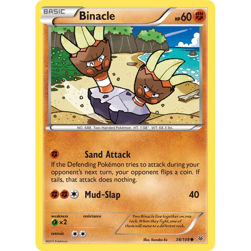 Binacle (38/108) [XY: Roaring Skies]