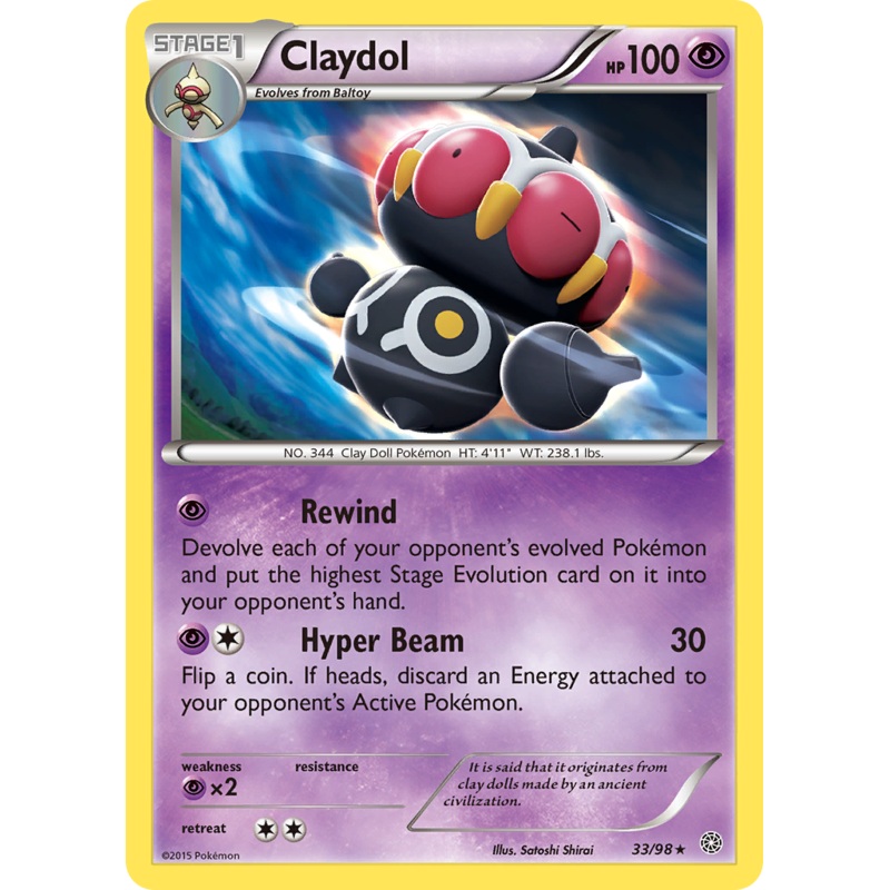 Claydol (33/98) [XY: Ancient Origins]