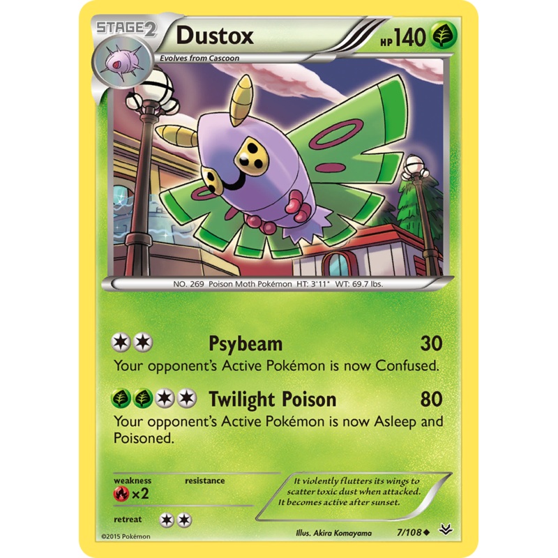 Dustox (7/108) [XY: Roaring Skies]
