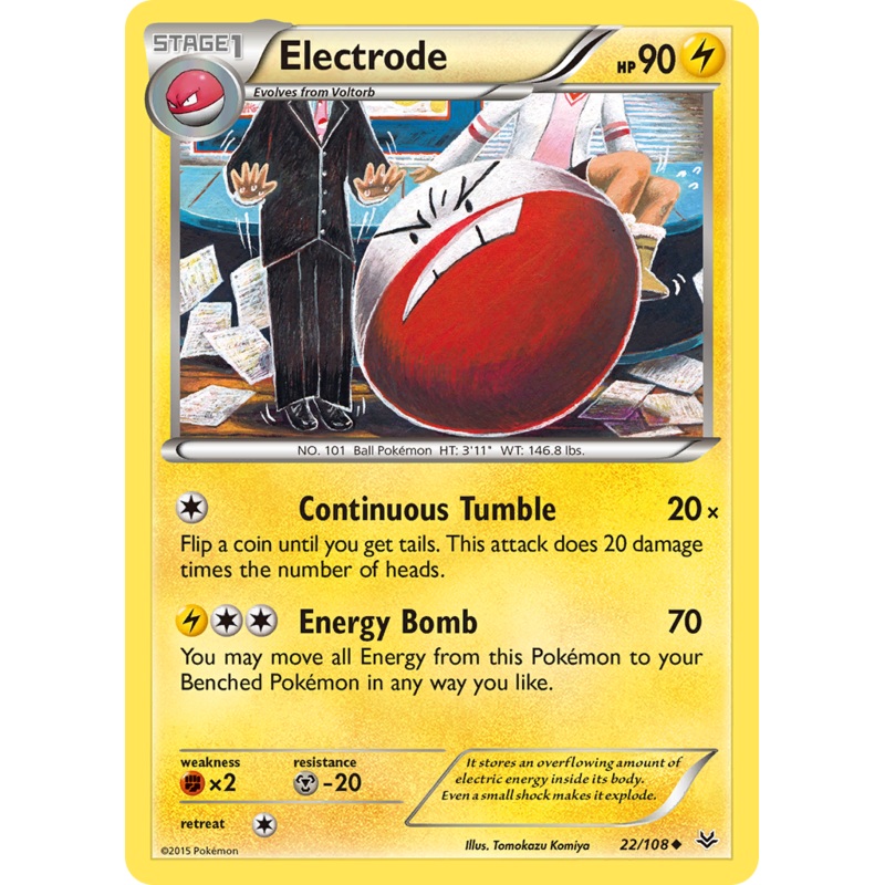 Electrode (22/108) [XY: Roaring Skies]