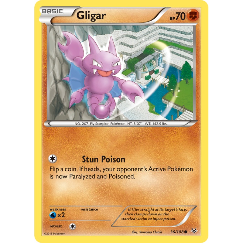 Gligar (36/108) [XY: Roaring Skies]