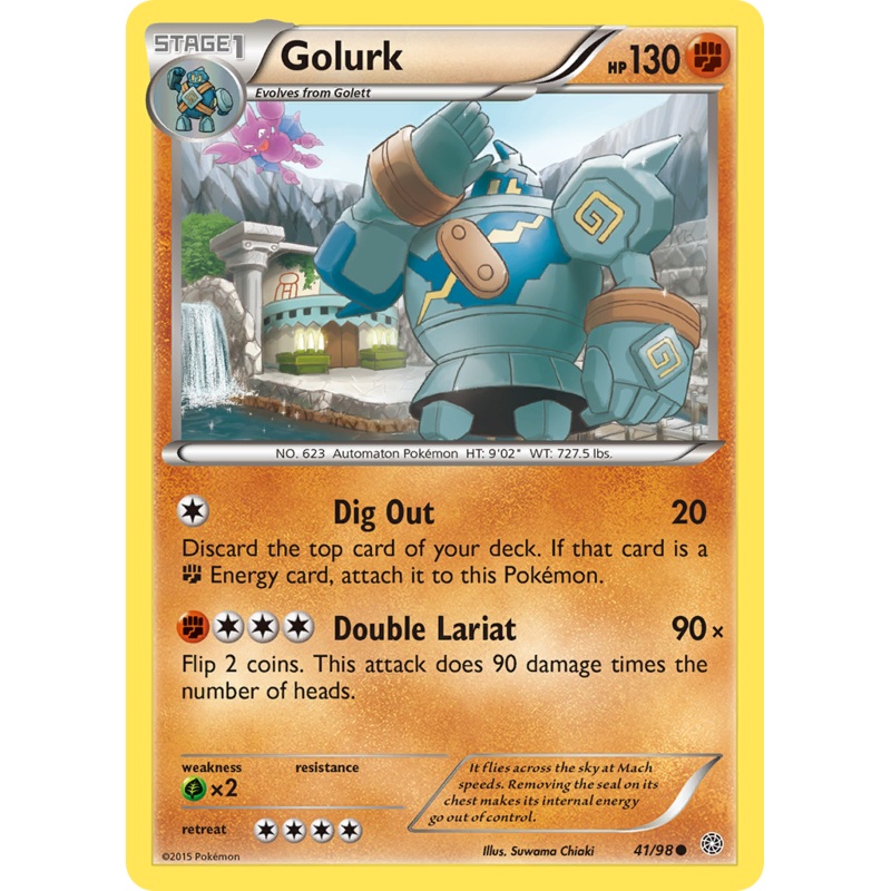 Golurk (41/98) [XY: Ancient Origins]