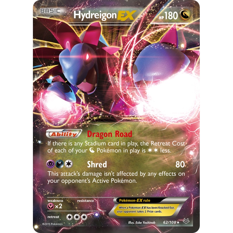 Hydreigon EX (62/108) [XY: Roaring Skies]