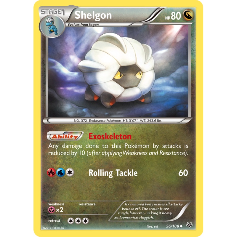 Shelgon (56/108) [XY: Roaring Skies]