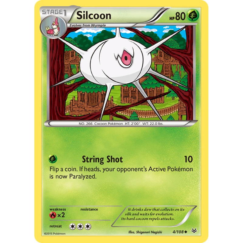 Silcoon (4/108) [XY: Roaring Skies]