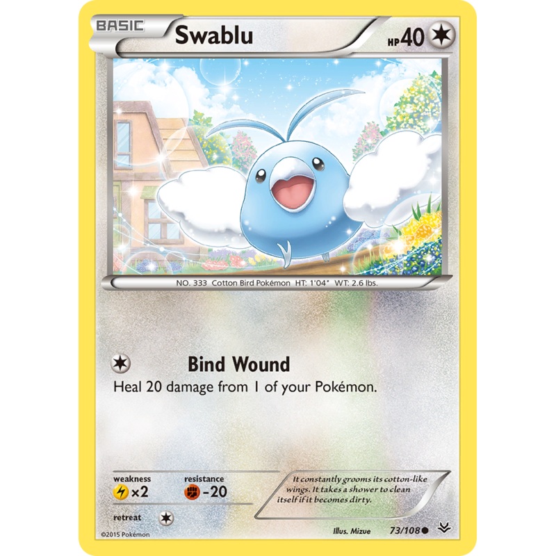Swablu (73/108) [XY: Roaring Skies]