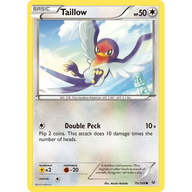 Taillow (70/108) [XY: Roaring Skies]