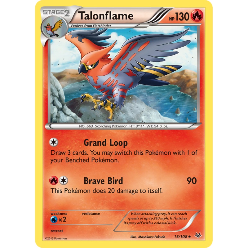 Talonflame (15/108) [XY: Roaring Skies]